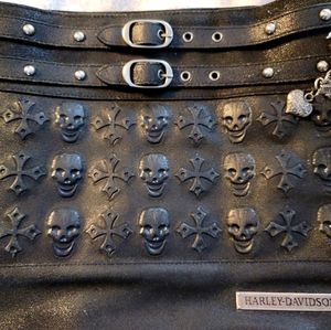 Harley Davidson leather purse